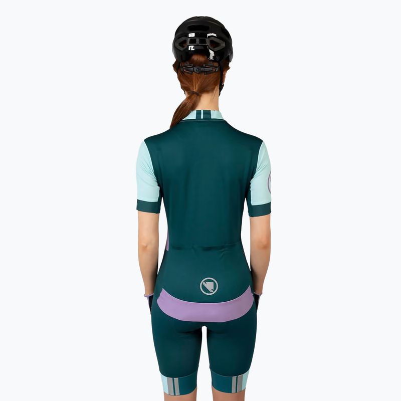 Koszulka rowerowa damska Endura FS260 Print W violet 3