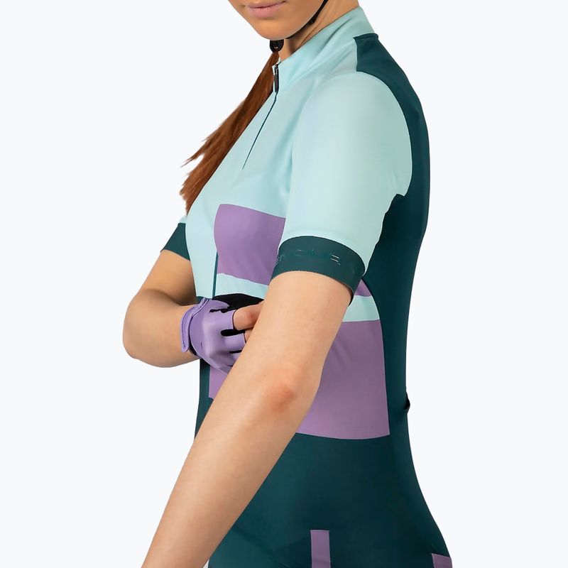 Koszulka rowerowa damska Endura FS260 Print W violet 6