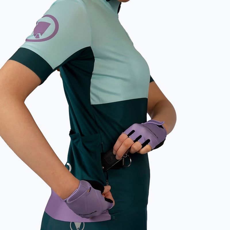 Koszulka rowerowa damska Endura FS260 Print W violet 7