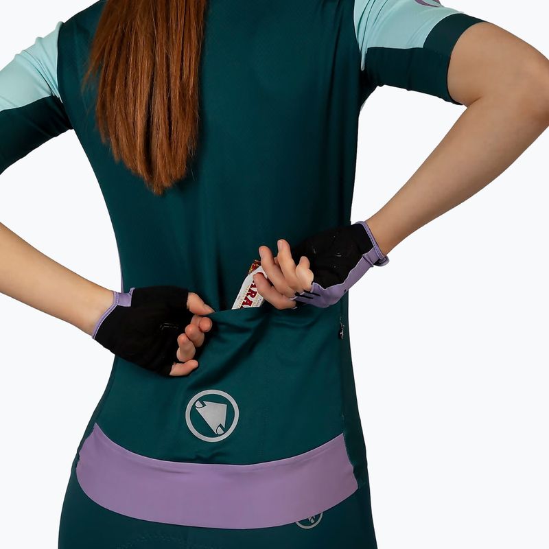 Koszulka rowerowa damska Endura FS260 Print W violet 8