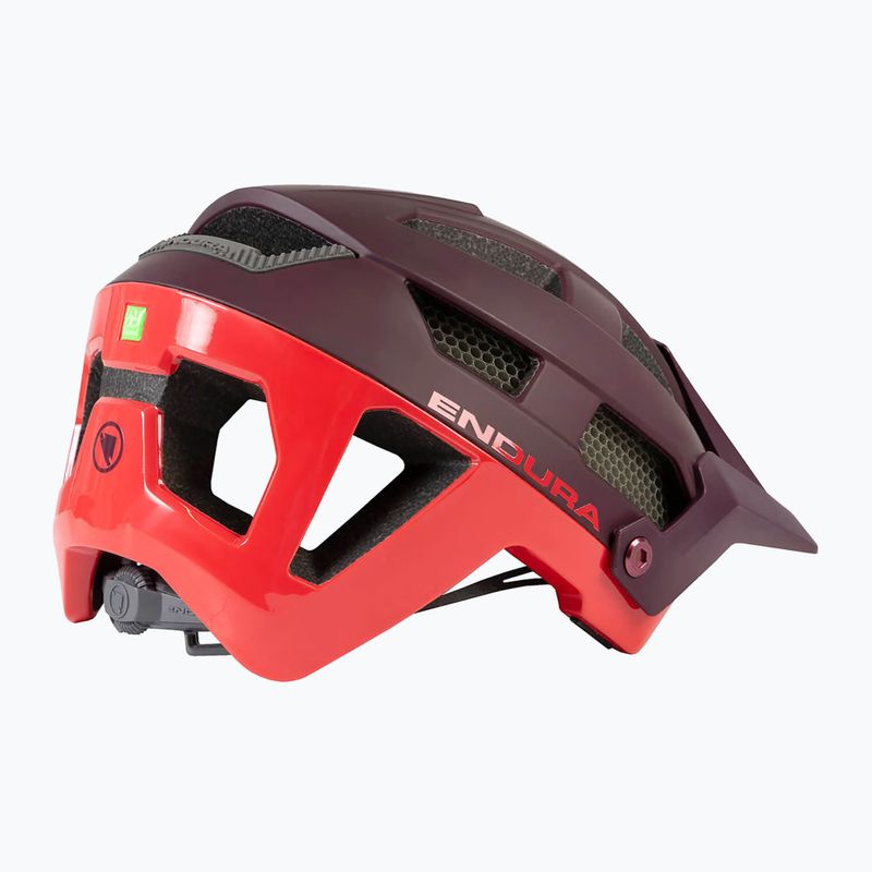 Kask rowerowy Endura Singletrack MIPS pomegranate 4