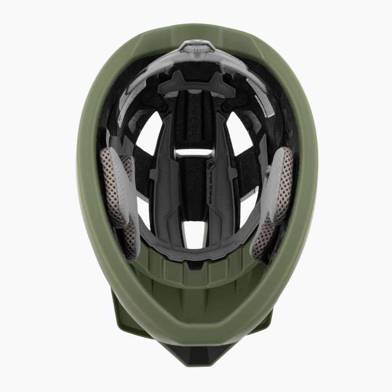 Kask rowerowy dziecięcy Endura Singletrack Full Face Youth olive green 5