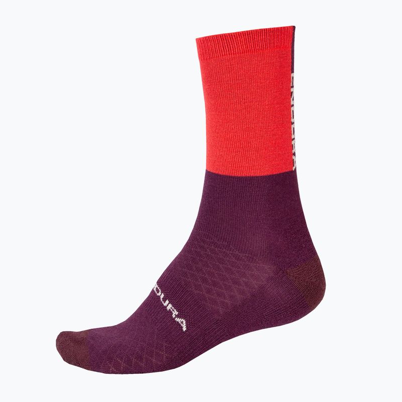 Skarpety Endura Baa Baa Merino Winter pomegranate
