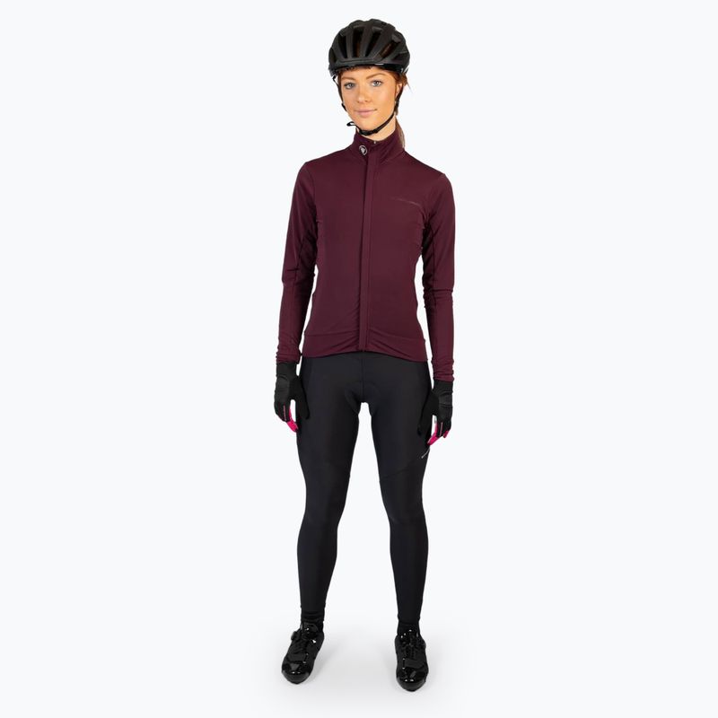 Bluza rowerowa damska Endura Xtract Roubaix W aubergine 2