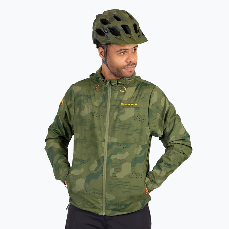 Kurtka rowerowa męska Endura Hummvee Windshell tonal olive