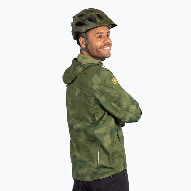 Kurtka rowerowa męska Endura Hummvee Windshell tonal olive 7