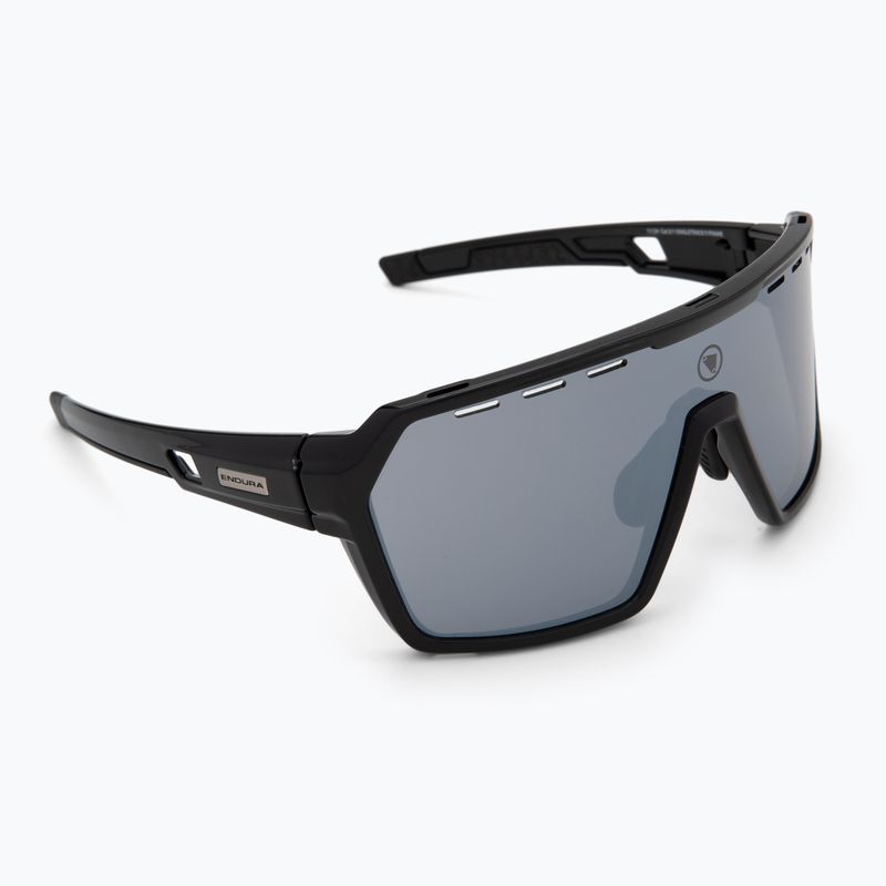 Okulary przeciwsłoneczne Endura Singletrack black/platinum revo smoke/clear silver flash mirror 2
