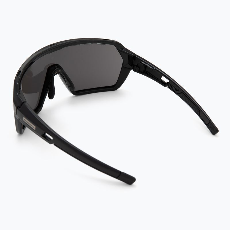 Okulary przeciwsłoneczne Endura Singletrack black/platinum revo smoke/clear silver flash mirror 3