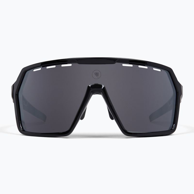 Okulary przeciwsłoneczne Endura Singletrack black/platinum revo smoke/clear silver flash mirror