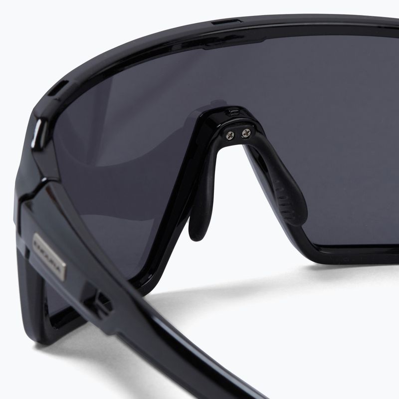 Okulary przeciwsłoneczne Endura Singletrack black/platinum revo smoke/clear silver flash mirror 5