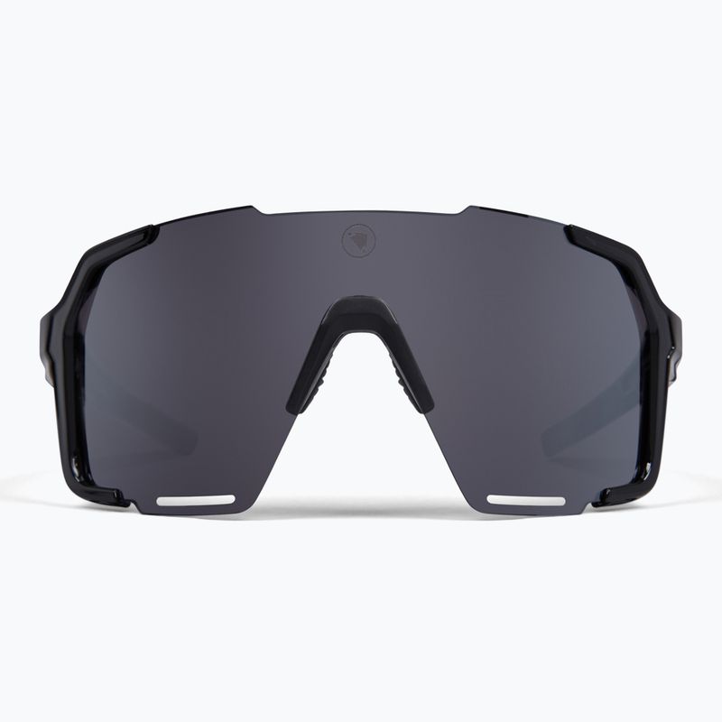 Okulary przeciwsłoneczne Endura Singletrack Frameless black/platinum revo smoke/clear silver flash