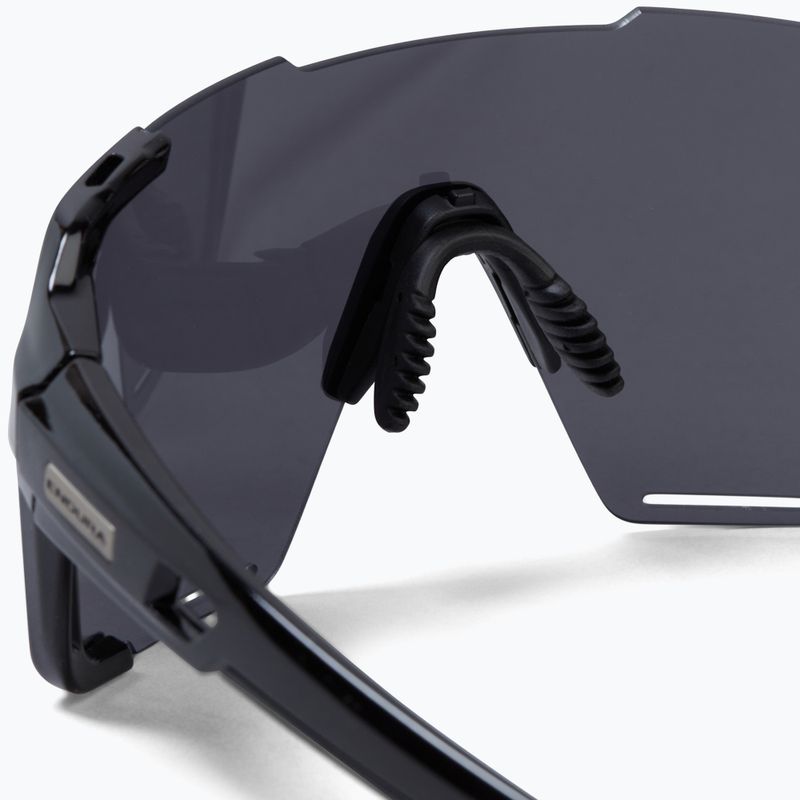 Okulary przeciwsłoneczne Endura Singletrack Frameless black/platinum revo smoke/clear silver flash 4