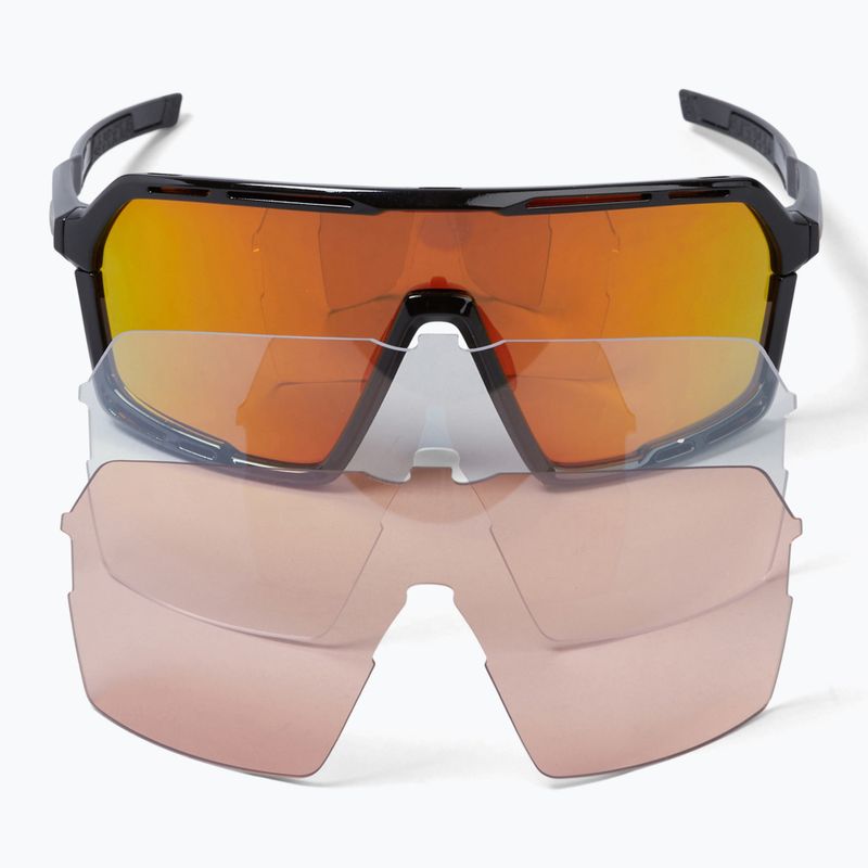 Okulary przeciwsłoneczne Endura Pro SL black/sunset revo brown/clear silver flash mirror/amber 5
