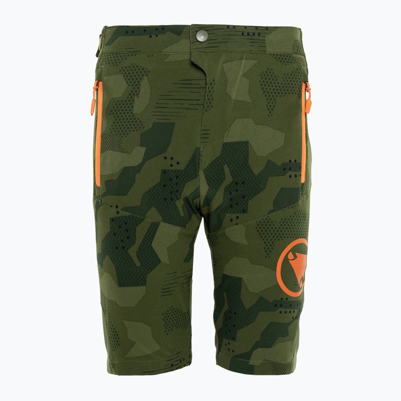 Spodenki rowerowe dziecięce Endura MT500 Jr Burner Short tonal olive