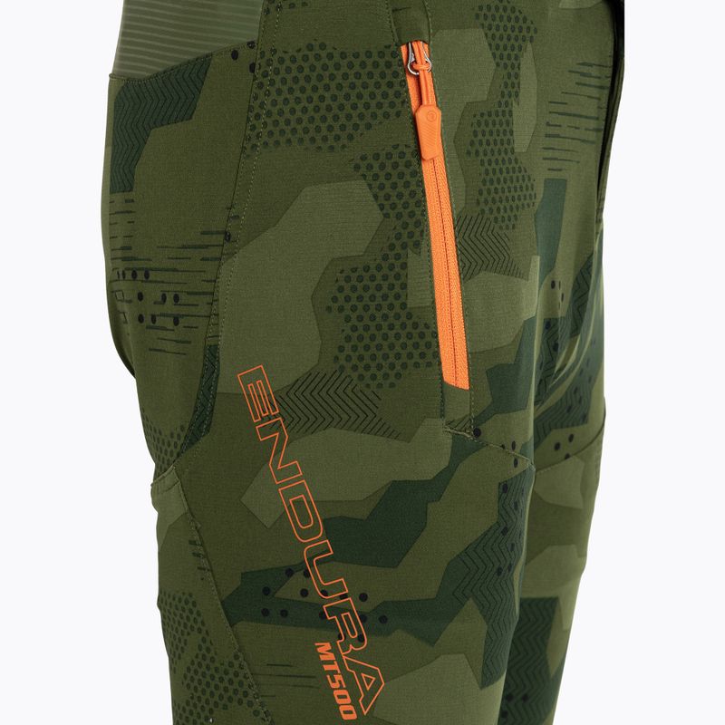 Spodenki rowerowe dziecięce Endura MT500 Jr Burner Short tonal olive 5