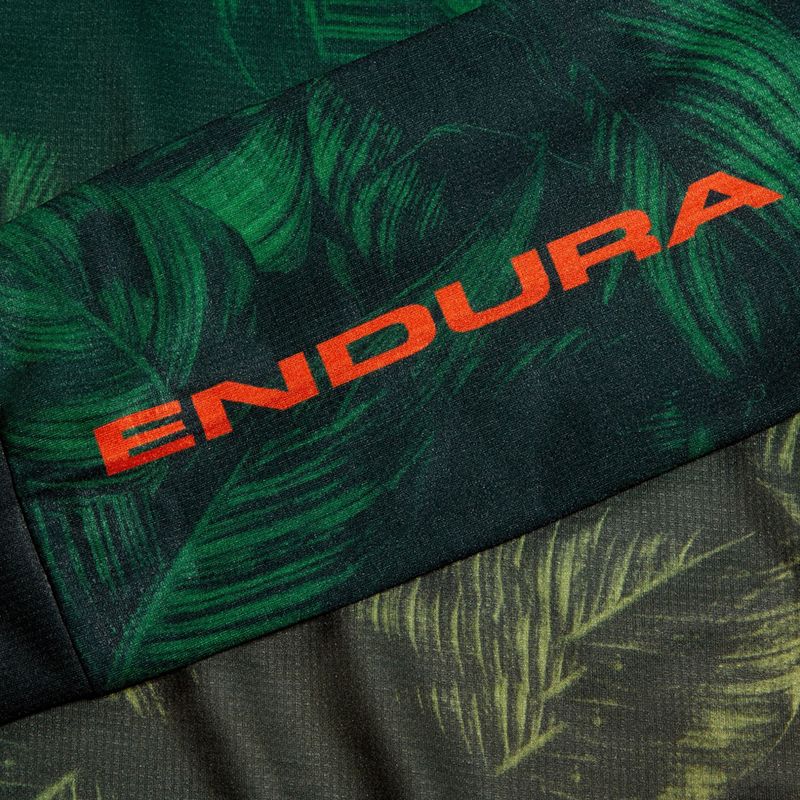 Longsleeve rowerowy damski Endura Tropical Print Ltd ghillie green 11