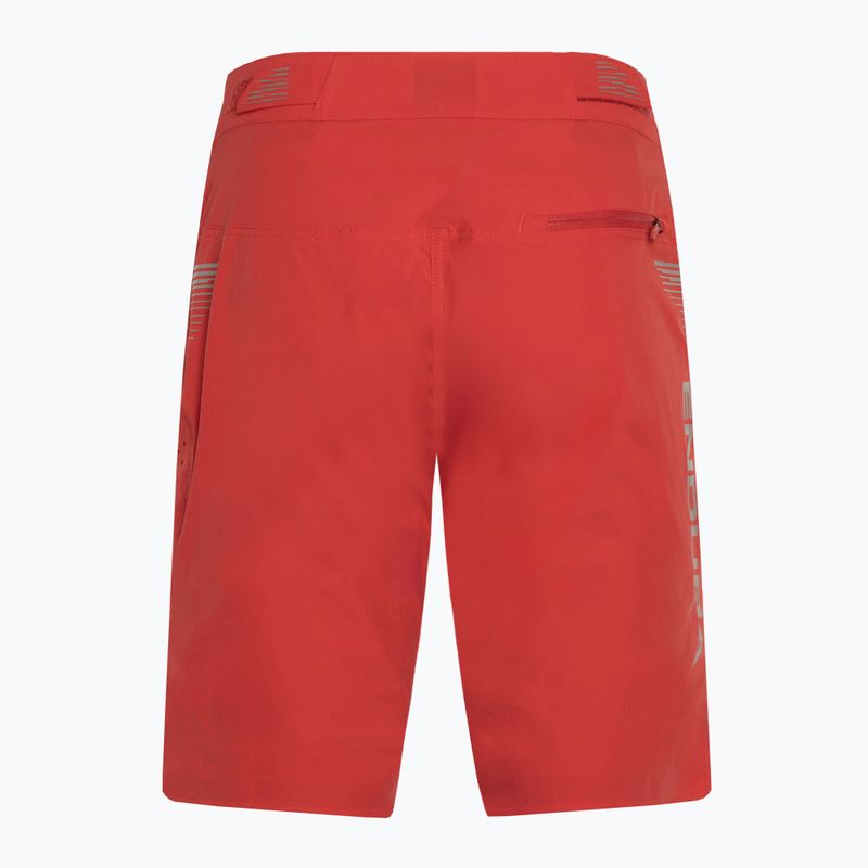 Spodenki rowerowe damskie Endura Singletrack Lite Short Std W pomegranate 2