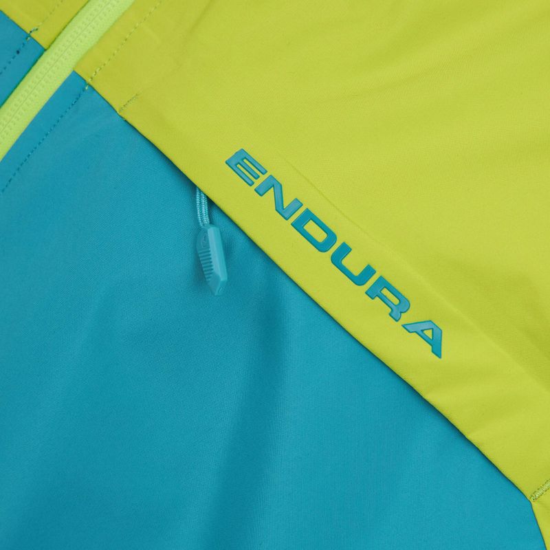 Kurtka rowerowa męska Endura Singletrack II Waterproof lime green 3