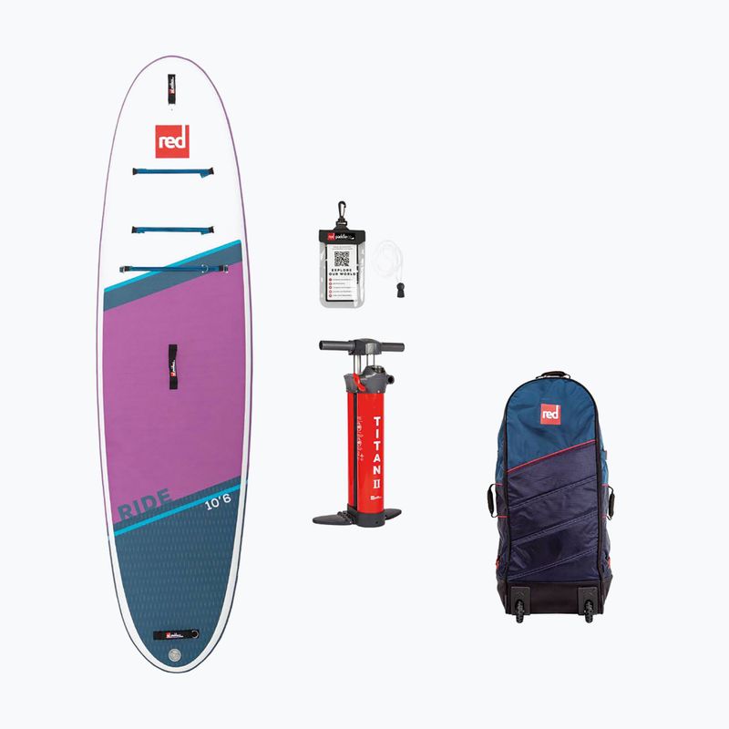 Deska SUP Red Paddle Co Ride 10'6" SE fioletowa/biała 15