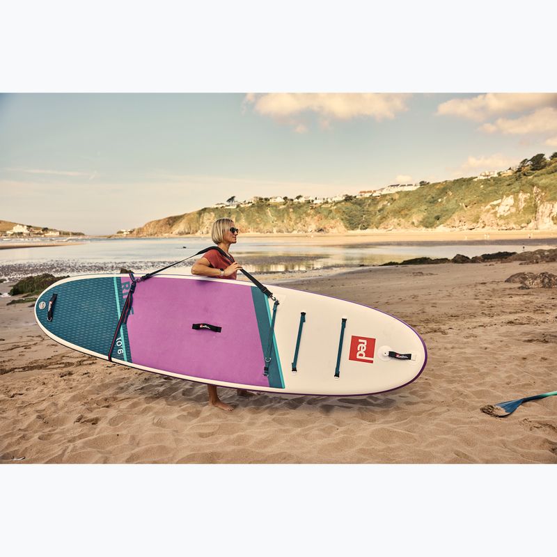 Zestaw deska SUP pompowana Red Paddle Co Ride 10'6" fioletowy 9