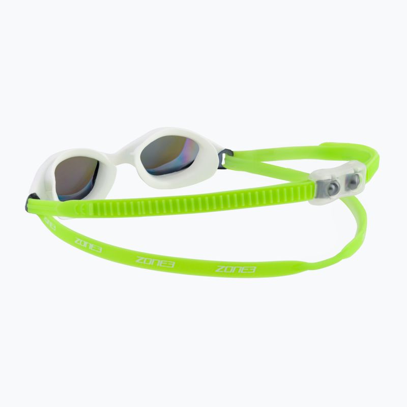 Okulary do pływania ZONE3 Aspect rainbow mirror/lime/white 4