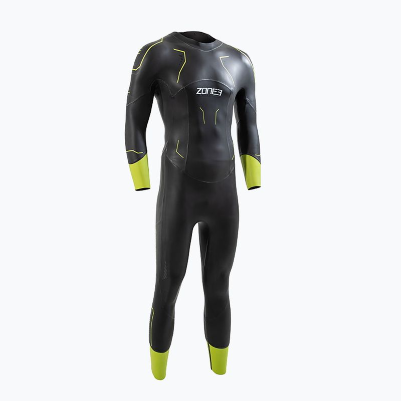 Pianka triathlonowa męska ZONE3 Vision 5 mm black/lime/gunmetal 6