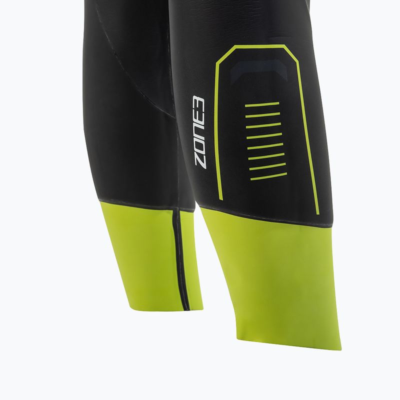 Pianka triathlonowa męska ZONE3 Vision 5 mm black/lime/gunmetal 10
