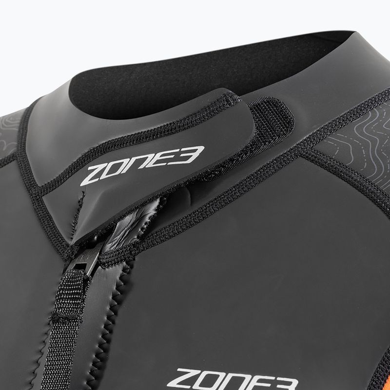 Pianka triathlonowa damska ZONE3 Versa Swimrun 2 mm black/orange/gunmetal 3