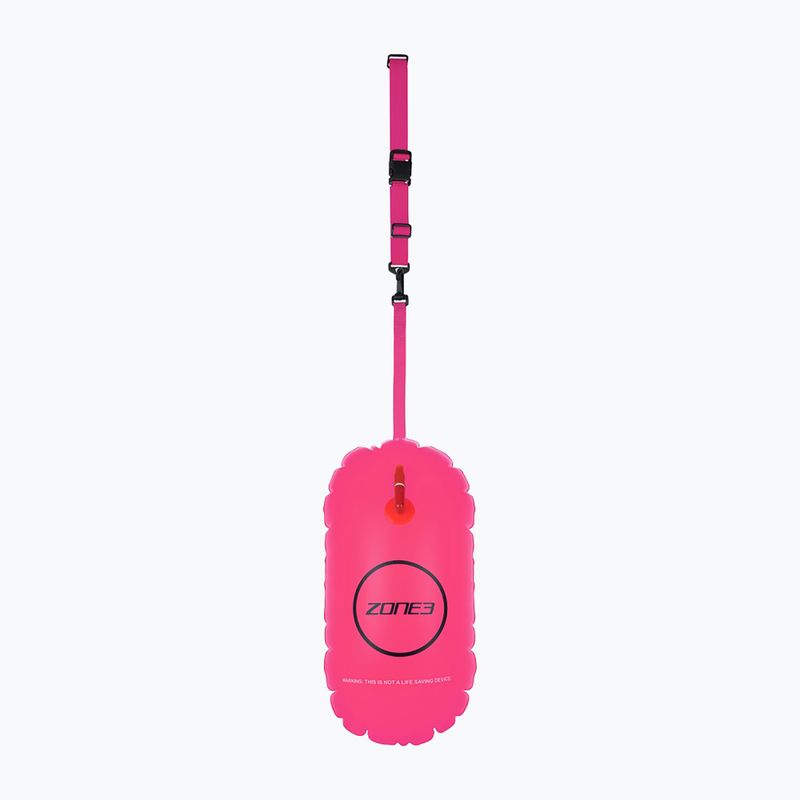 Bojka asekuracyjna ZONE3 Swim Safety Tow Float neon pink