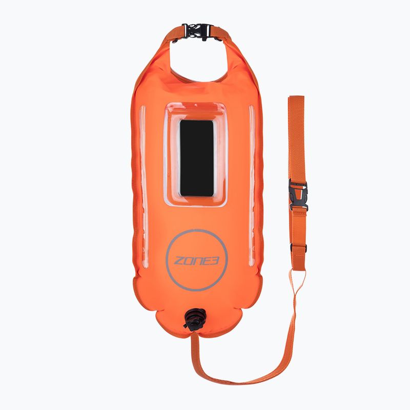 Bojka asekuracyjna ZONE3 Dry Bag 2 Led Light orange 3