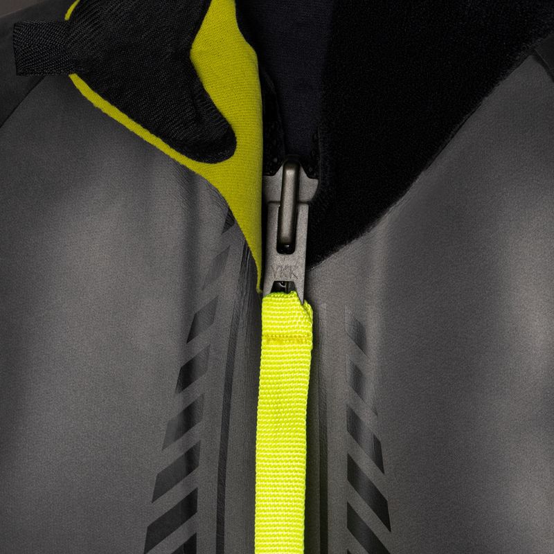 Pianka triathlonowa męska ZONE3 Sleeveless Vision 3 mm black/lime/gun metal 5