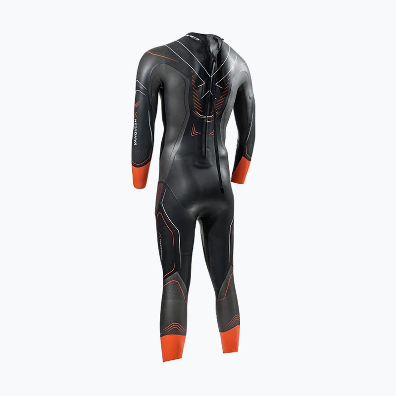 Pianka triathlonowa męska ZONE3 Vanquish-X black/orange 2