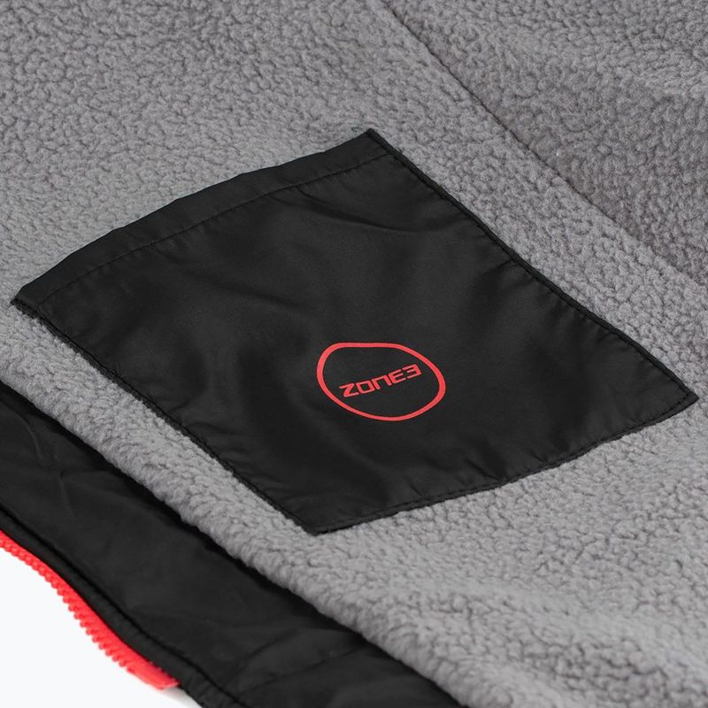 Płaszcz dziecięcy ZONE3 Polar Fleece Parka Changing Robe Jr black 7