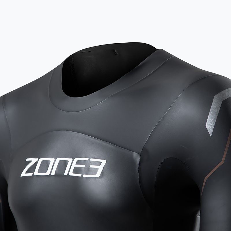 Pianka triathlonowa męska ZONE3 Thermal Agile 3 mm black/gold 3