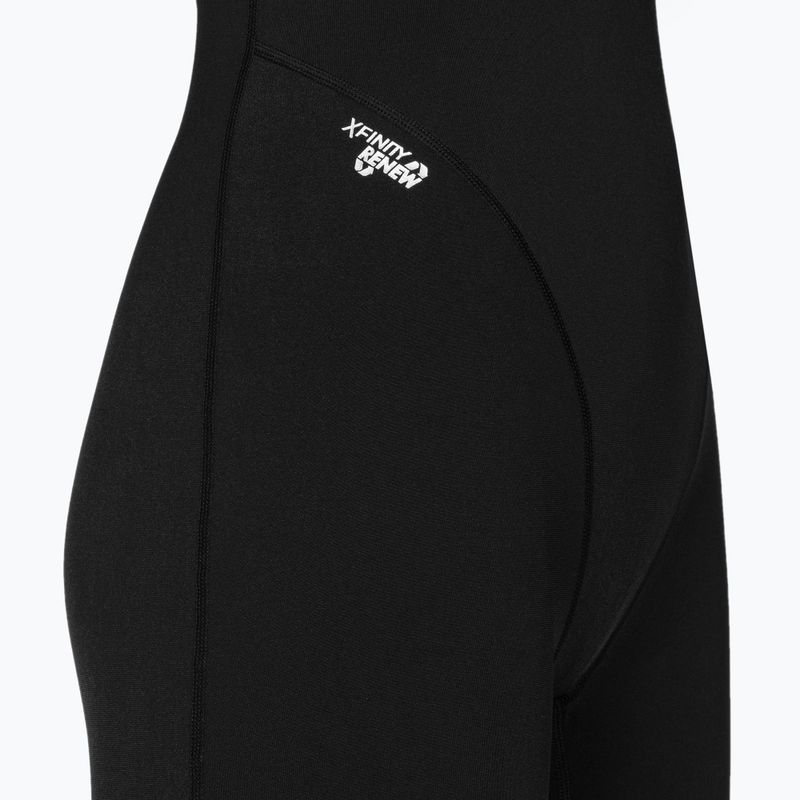Strój pływacki jednoczęściowy damski ZONE3 OWS Renew Short Leg Knee Skin black 4