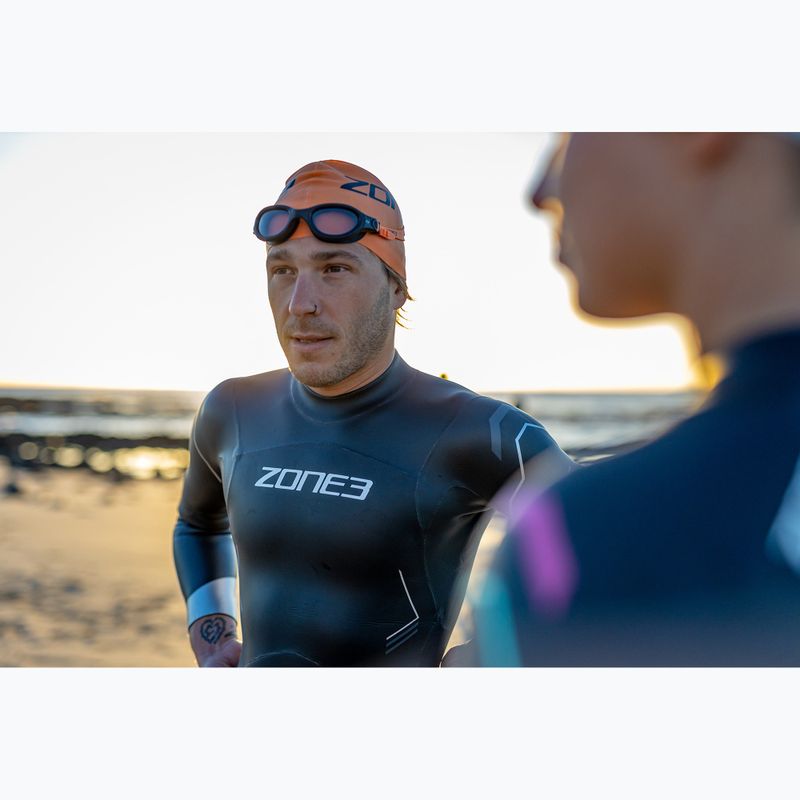 Okulary do pływania ZONE3 Venator-X black/neon orange 4