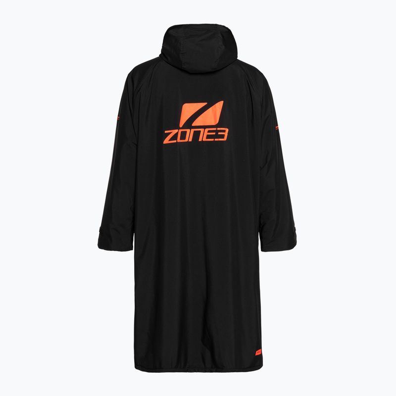 Płaszcz ZONE3 Thermo Tech Changing Fleece Parka black/orange 2