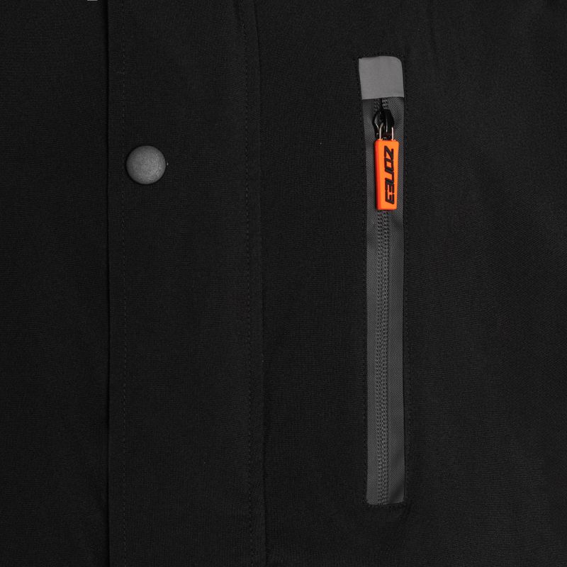 Płaszcz ZONE3 Thermo Tech Changing Fleece Parka black/orange 5