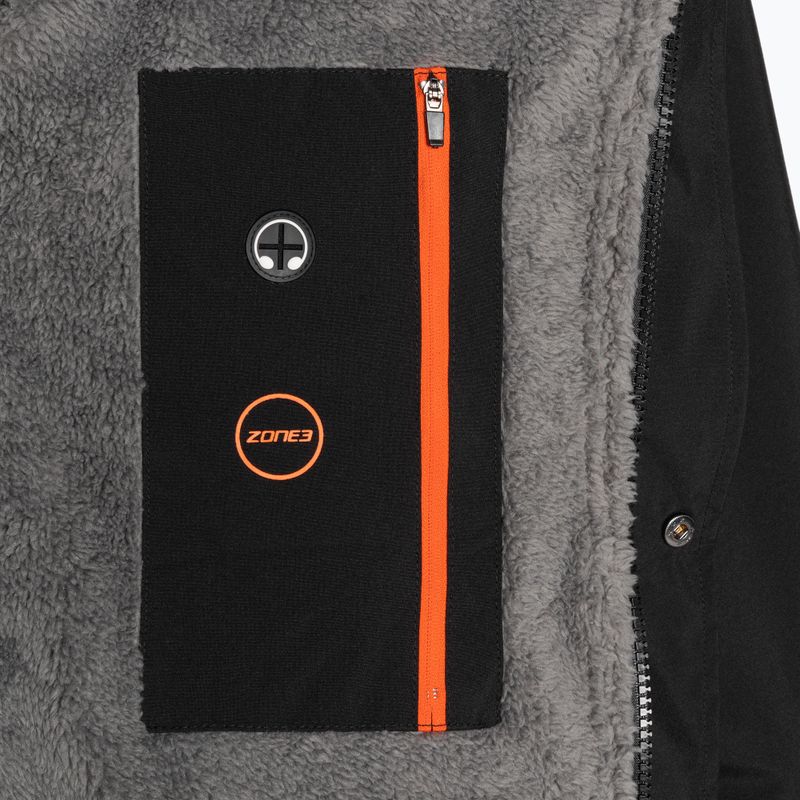 Płaszcz ZONE3 Thermo Tech Changing Fleece Parka black/orange 8