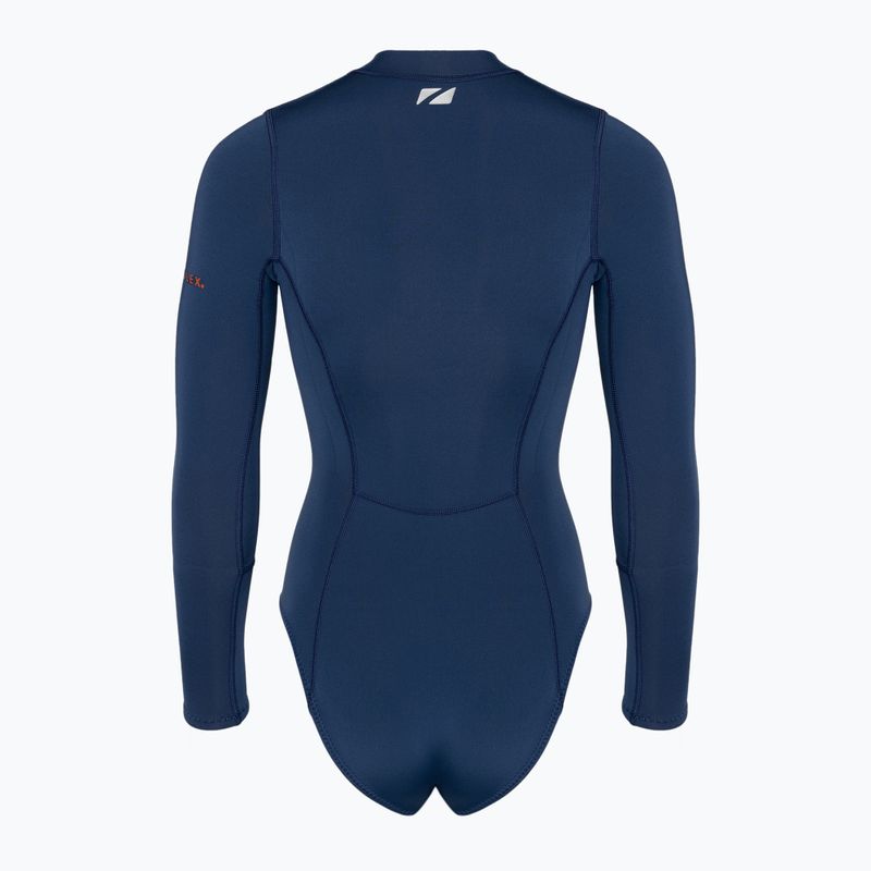 Pianka do pływania damska ZONE3 Yulex Long Sleeve 1,5 mm navy 2