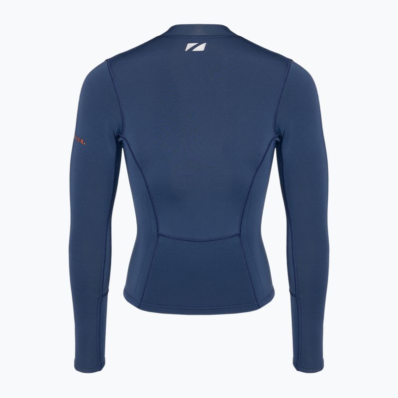 Koszulka neoprenowa damska ZONE3 Yulex Long Sleeve Top navy 2