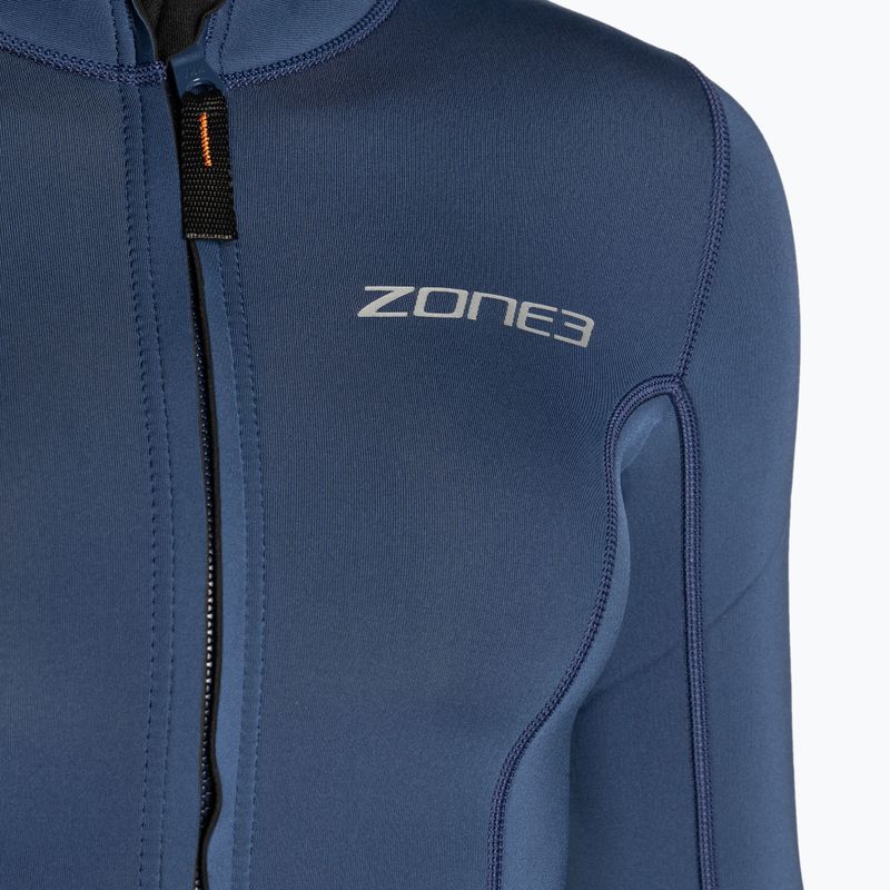 Koszulka neoprenowa damska ZONE3 Yulex Long Sleeve Top navy 3