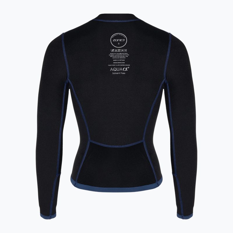 Koszulka neoprenowa damska ZONE3 Yulex Long Sleeve Top navy 6