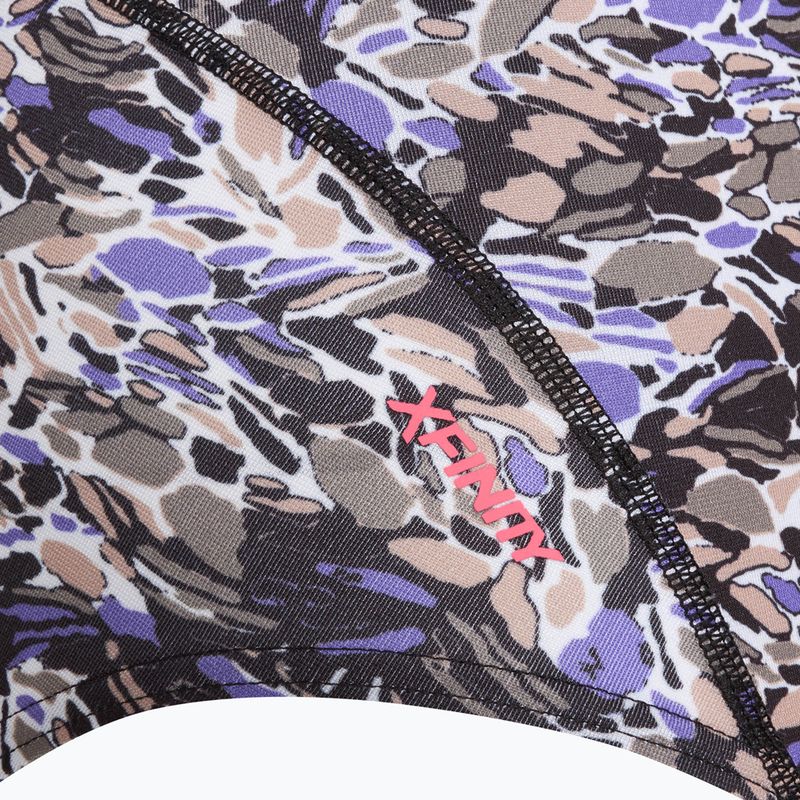 Strój pływacki jednoczęściowy damski ZONE3 Pacific Koa Strap Back black/green 3