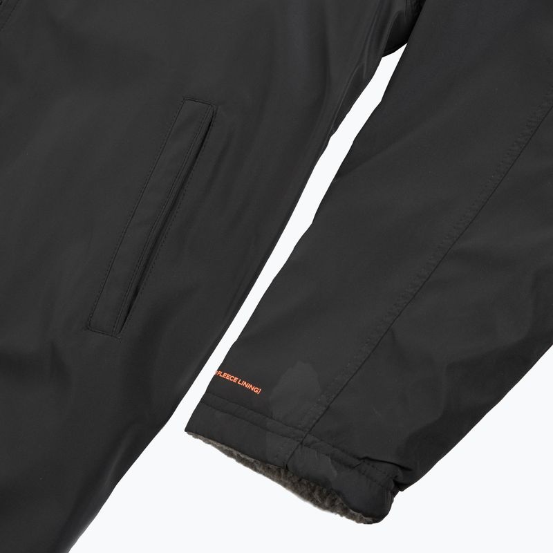 Płaszcz ZONE3 Recycled Robe Parka black/grey/orange 4