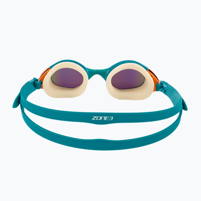 Okulary do pływania ZONE3 Attack teal/cream/cooper 5