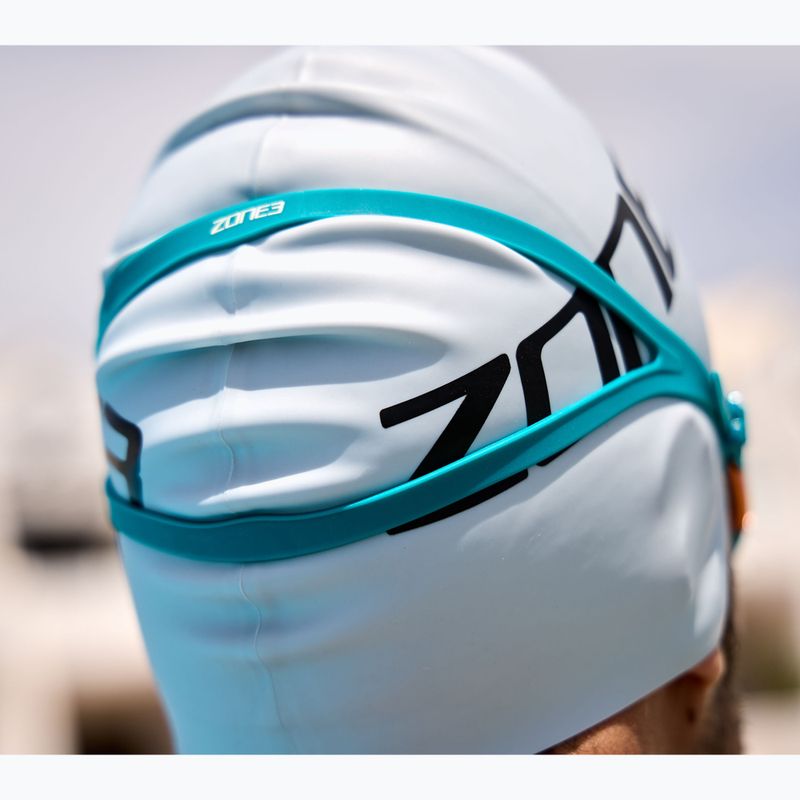Okulary do pływania ZONE3 Attack teal/cream/cooper 9
