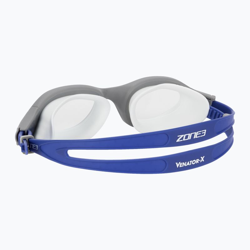 Okulary do pływania ZONE3 Venator-X grey/royal blue/clear 4
