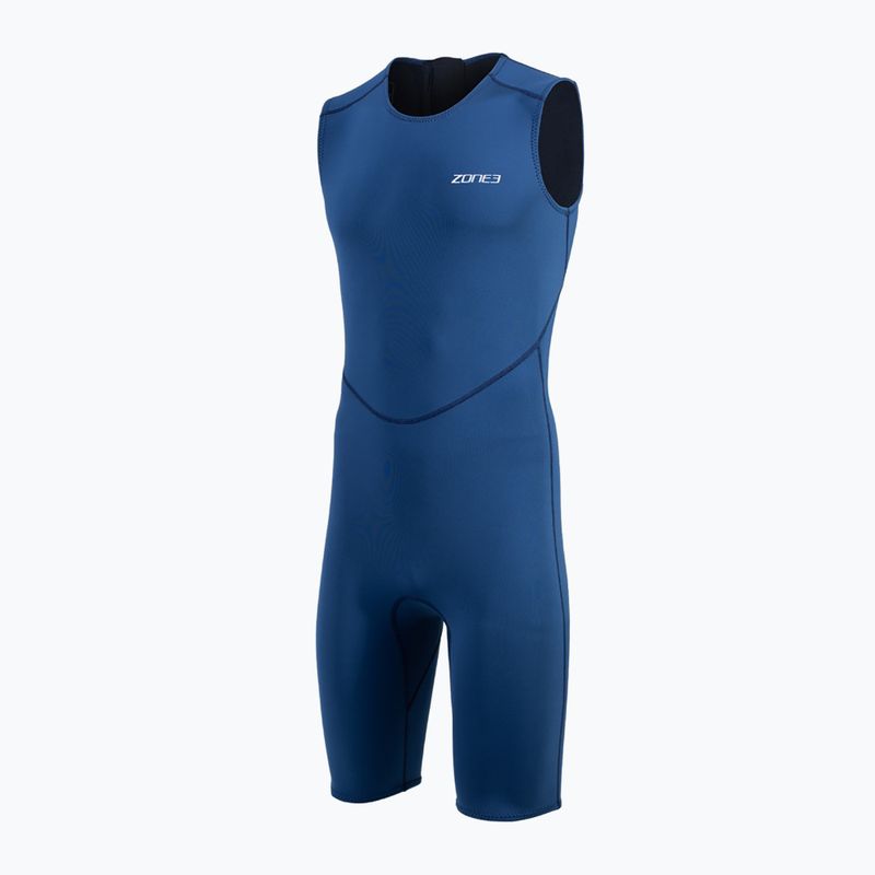 Pianka triathlonowa męska ZONE3 Yulex Kneeskin 1,5 mm navy/silver
