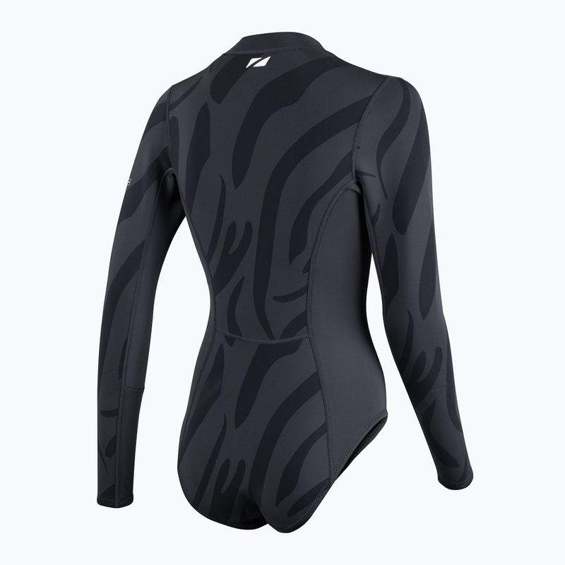 Pianka do pływania damska ZONE3 Yulex 1,5 mm black/grey 2